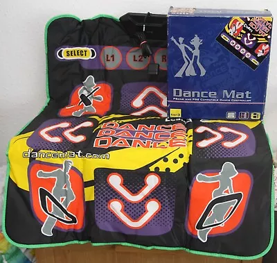 PlayStation Logic3 Dance Mat Compatible With PS1 & PS2 Boxed MAT Only - NO GAMES • £17.49