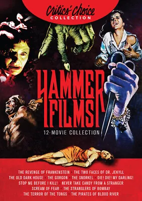 Hammer Films: 12-Movie Collection [New DVD] Boxed Set • £21.59