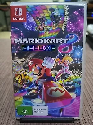 Mario Kart 8 - Deluxe Edition (Nintendo Switch 2017) Mariokart Fast & Free Post • $54.99