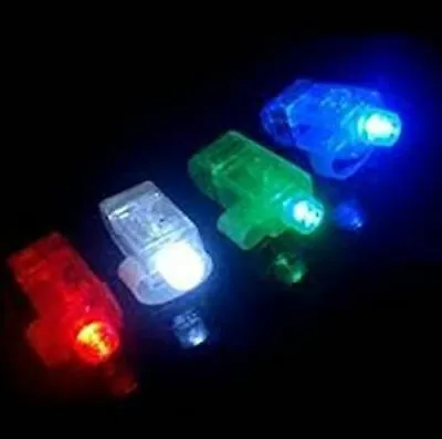 $12.99 • Buy 40 Light Up Finger Lights - LED Party Favor Laser Beam Rings For Parties Raves