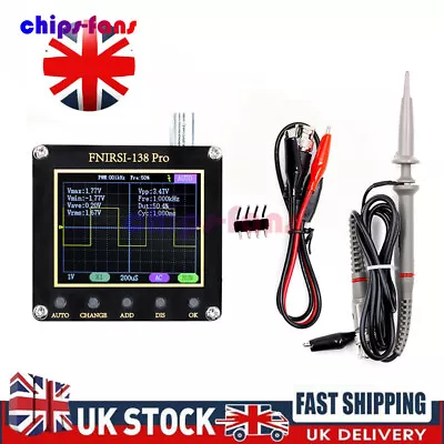 £30.99 • Buy FNIRSI-138 PRO Digital Handheld Oscilloscope 2.5MSa/s 200KHz Analog Bandwidth UK