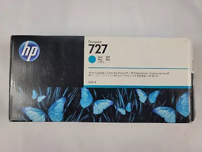 HP 727 Genuine Cyan Ink F9J76A 300ml Original OEM T930 T1530 T2530 Sealed Box • $49.99