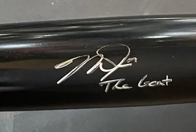 Mike Trout Angels Signed Game Model Old Hickory Bat The Goat Auto Mlb Holo COA • $1549.99