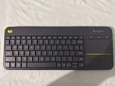 Logitech K400 Plus Wireless Touch Keyboard - Black • $50