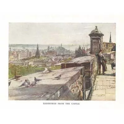 EDINBURGH View From The Castle - Vintage Print 1931 • £5.99