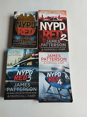 NYPD Red Book Series 1-4 Bulk Pack X 4 Books James Patterson And Marshall Karp  • $55