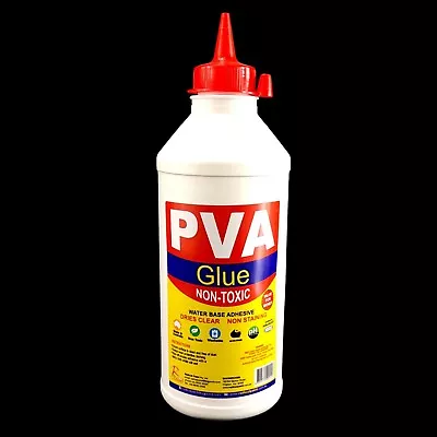 $24.95 • Buy 1L PVA Glue Craft White All Purpose Non Toxic Washable Slime Making Scrapbook