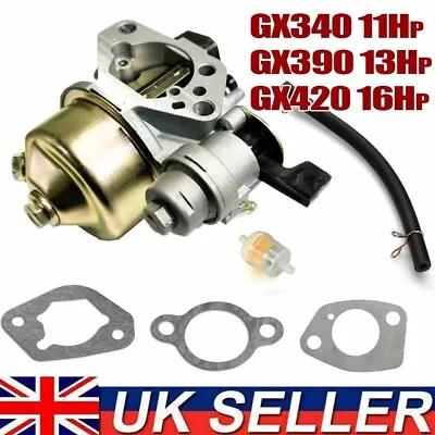 Carburettor Carb For Honda GX340 GX390 GX420 11Hp 13Hp 16Hp Engine Replacement • £10.29