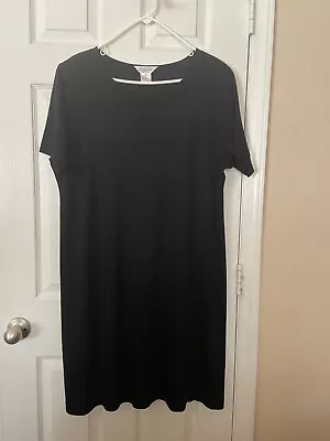 Womans Misook Black Dress -  Size 2X • $45