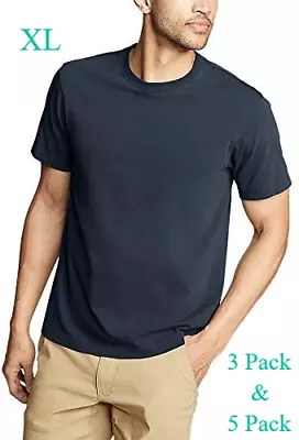 Mens XL T Shirt Ultra Premium Cotton Shirts 3Pack 5Pack BNWT EDDIE BAUER • £15.99