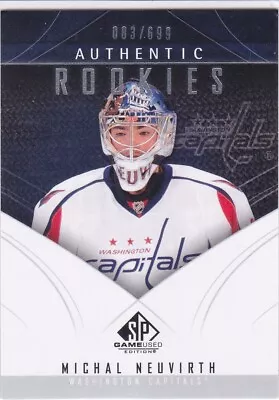 2009-10 SP Game Used MICHAL NEUVIRTH Rookie Card #131 • $9