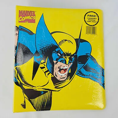 Vtg NOS 1994 Marvel Comics Wolverine X-Men Collector's Binder + Comic Art Prints • $2500