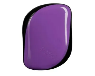 Tangle Teezer On-The-Go Compact Styler Black Violet Detangling Hairbrush New  • £6.74