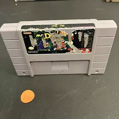Mr. Do! (Super Nintendo 1996) Authentic SNES Game Cartridge - Tested B51 • $29.97