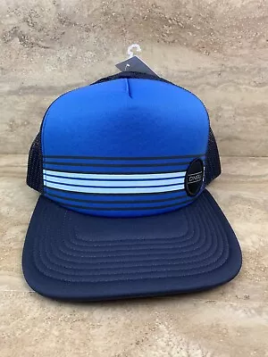 $19.79 • Buy O’NEILL Boarded Trucker Pinstripe Mens Snapback Hat Blue Adjustable Cap