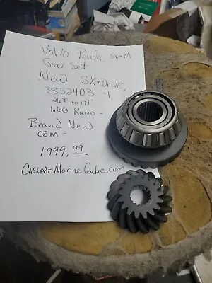 Volvo Penta Lower Gear Set 1.60 SX-M 3852403 NEW • $1999