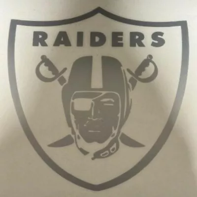 NFL Oakland Raiders Decal Sticker  Automobile Emblem Team  6  X 5  • $6.99