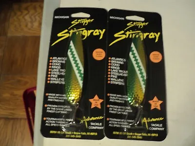 2 - Michigan Stinger Stingray Spoons (ludington Special) Nip • $18