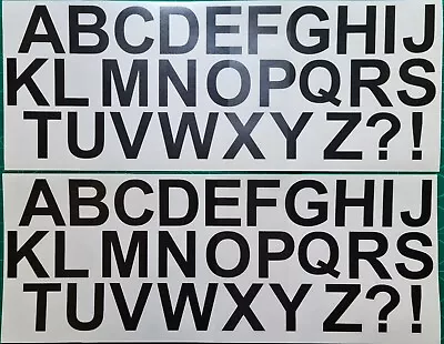 LETTER Vinyl Decal A To Z Stickers Kit Alphabet  Mug Craft WallGlass WINDOW • £2.99