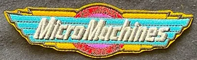 MICRO MACHINES Embroidered Logo Figure Patch Action Hot Emblem Car Wheels Trains • $11