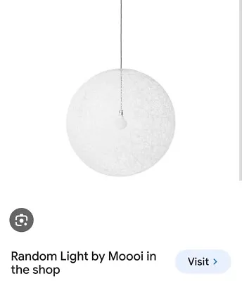 2022 Random Light Large Pendant Lamp In White By Bertjan Pot For Moooi • $2050