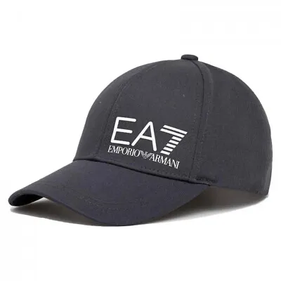 NEW Emporio Armani Georgio EA7 GREY Cotton UNISEX Ronaldo Cap HAT Cool Summer • £44.49