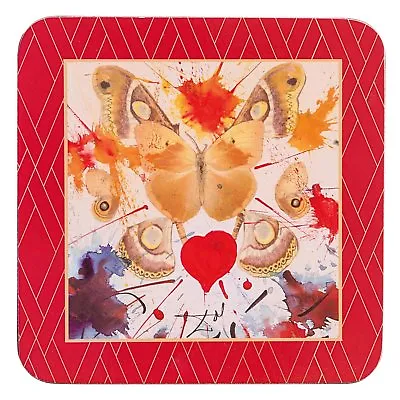 £4.99 • Buy Salvador Dali Butterfly Motif Set Of 4 Coasters Boxed
