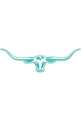 RM Williams Longhorn 70cm Decal Sticker - Aqua - RRP $34.99 • $34.99