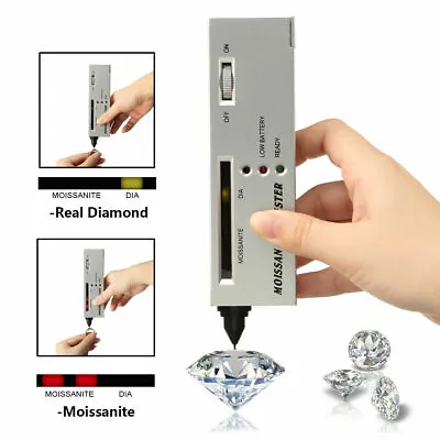 Diamond Moissanite Tester Selector LED Indicator Jewelry Gemstone Jewelry Tool • $19.60