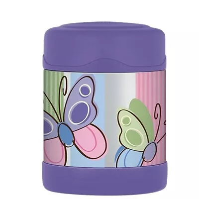 New THERMOS Funtainer Kid Stainless Vacuum Insulated Food Jar Butterflies 290ml • $27.75