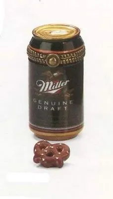 Miller Genuine Draft Beer PHB Porcelain Hinged Box By Midwest Of Cannon Falls • $19.98