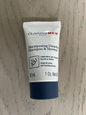 Clarins Men Shampoo & Shower Gel 30ml - Travel Size- Sealed And New • £4