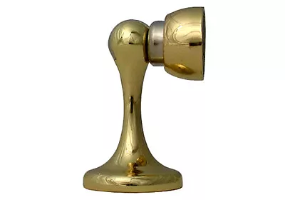 New Polished Brass Magnetic Door Holder Stop Stoppers • $4.99