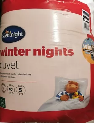 Silentnight 13.5 Tog Double Duvet Winter Nights Hypoallergenic Extra Cosy Quilt • £25.99