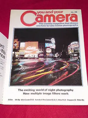 YOU AND YOUR CAMERA #26 - NIGHT PHOTOGRSPHY - Oct 25 1979 • £5.99