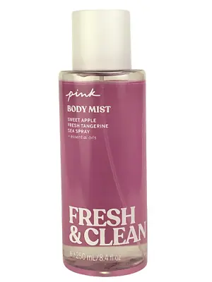 VICTORIA’S SECRET PINK FRESH & CLEAN FRAGRANCE BODY MIST SPRAY SPLASH 8.4 Oz • $16.75