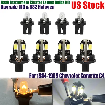For 84-89 Corvette C4 Upgrade LED Dash Instrument Cluster Lamp 7073 882 Halogen • $34.99