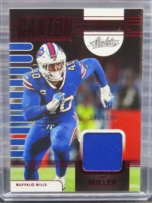 2023 Absolute Von Miller Canton Absolutes Jersey #146/199 Bills • $0.99