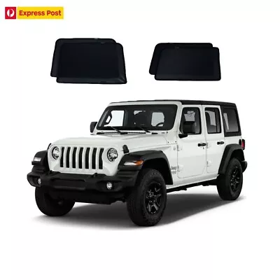 Koabrella Magnetic Window Sun Shade For Jeep Wrangler JL 2018+ 87% UV Protection • $127.20