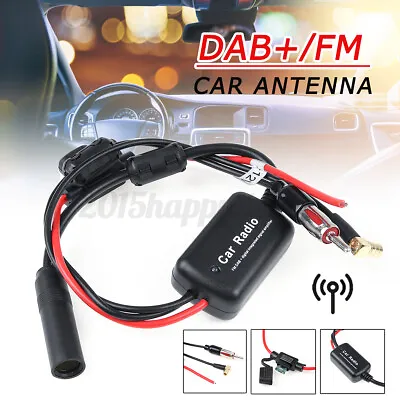 Universal DAB FM Car Antenna Aerial Splitter Cable Digital Radio NEW UPGRADED ! • £9.99