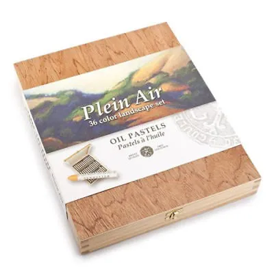 Sennelier Oil Pastel Wooden Box Set - 36 Landscape Colours - Plein Air • £79.99