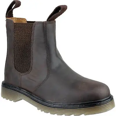 Amblers Mens Chelmsford Dealer Boots Brown Size 6 • £60.95