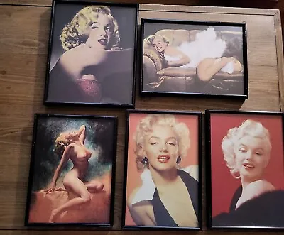 $29.95 • Buy Marilyn Monroe-Set Of 5 Framed Prints. Pre-owned 
