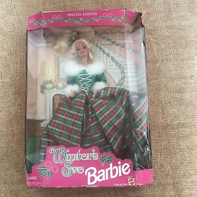 Winter's Eve Barbie Doll Special Edition 1994 Christmas Barbie Toy • $11