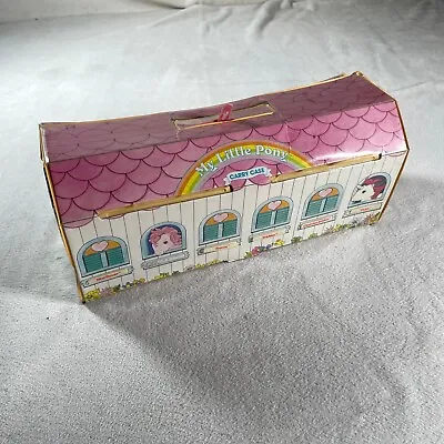 Vintage My Little Pony Lot Carry Case Barn Hasbro Bradley 1983 Glitter Pony • $42.74