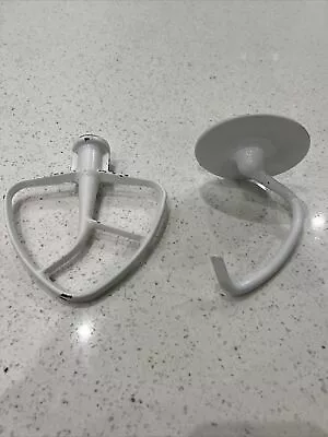 £29.99 • Buy Kitchenaid Mixer Artisan & Classic Attachments Paddle BeaterDough Hook White