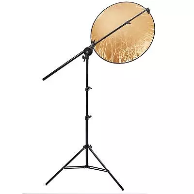 Photo Collapsible Reflector 5in1 80cm Reflector Holder Boom Arm 2m Stand Kit UK • £36.99