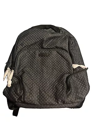 Nwt! Vera Bradley Large Iconic Backpack Denim Navy School Travel Laptop Bookbag • $85