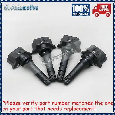 Set Of 4 Tire Pressure Monitor Sensors BDGF37140 TPMS Sensor For 19-20 Mazda 3 6 • $63.46