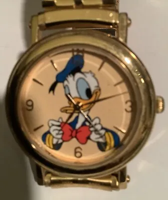 Vintage Donald Duck Disney Watch 60th Anniversary 1008 Of 2000  NIB New In Bx • $200